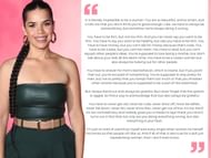 America Ferrera played Gloria in Barbie and delivered the iconic monologue about being a woman. (Image via Getty)